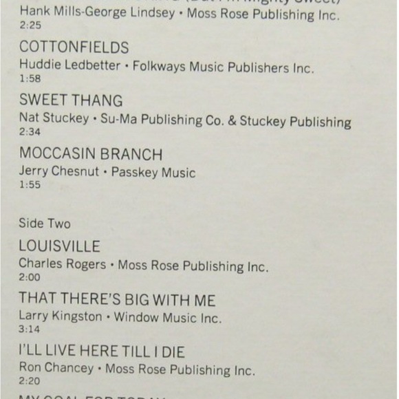 Goober Sings! LP (1968) – George Lindsey from The Andy Griffith Show - Picture 6 of 7